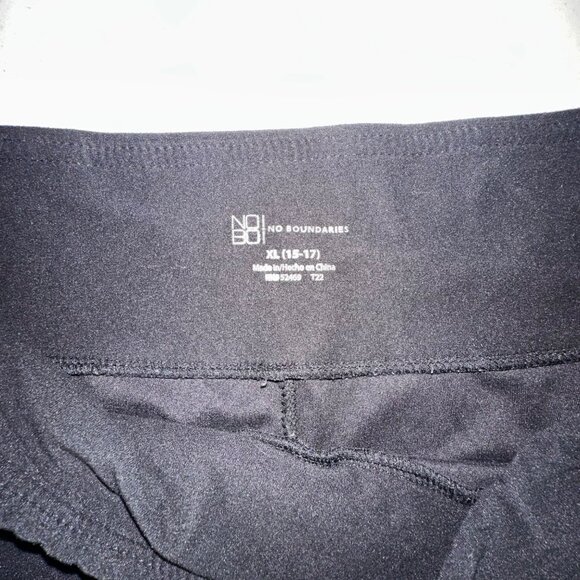 Black Flared Palazzo Pants XL No Boundaries Stretchy Fabric - Picture 3 of 6